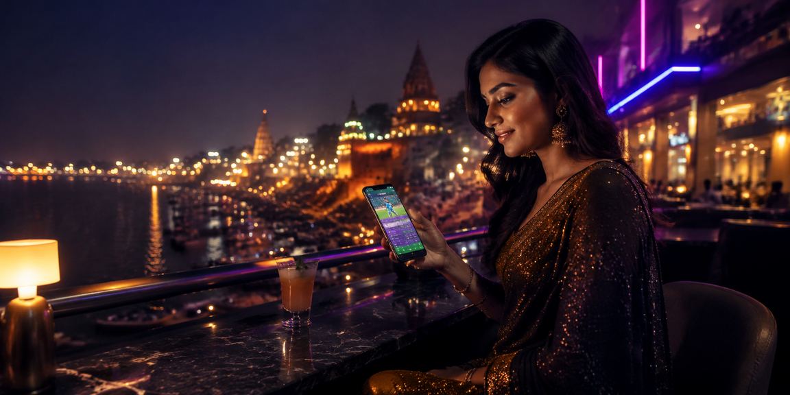 Player using mobile app for payments in Varanasi